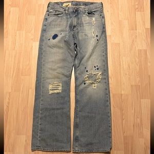 Hollister Co Distressed Boot Jeans Pants Men’s 30 x 32 New Old Stock NWOT NOS